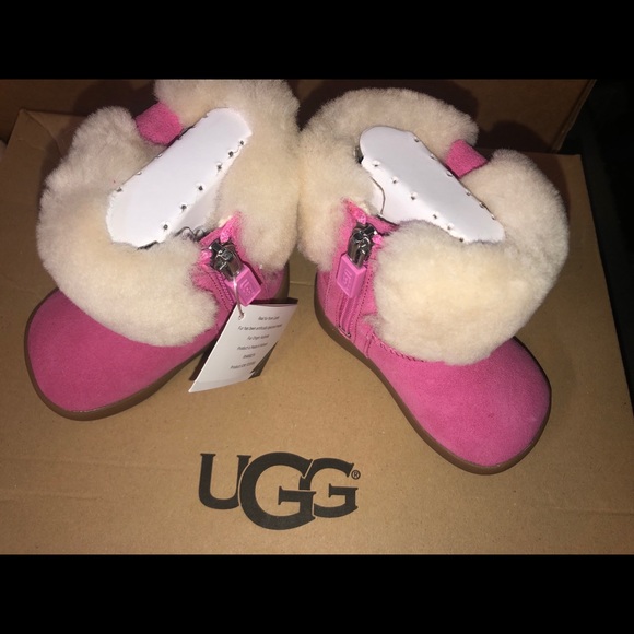 UGG Australia Toddler Pink MALLYA boot size 0/1 infant 0-6 mo - Picture 7 of 14
